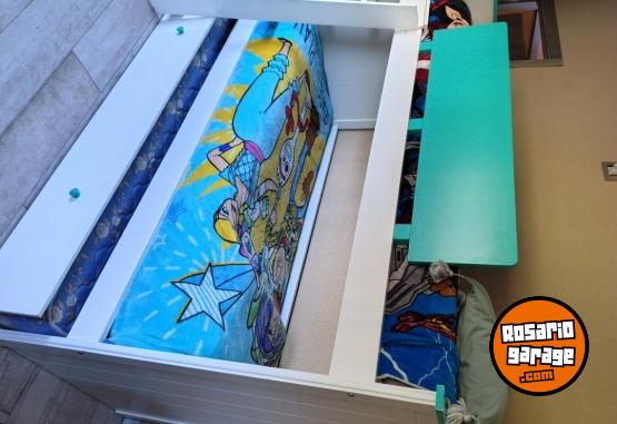 Hogar - Cama cucheta y marinera MDF impecable - En Venta