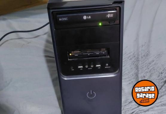 Electrónica - PC de escritorio + monitor LG 19" funcionando - En Venta