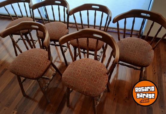 Hogar - Vendo 6 sillas usadas estilo Boston - En Venta