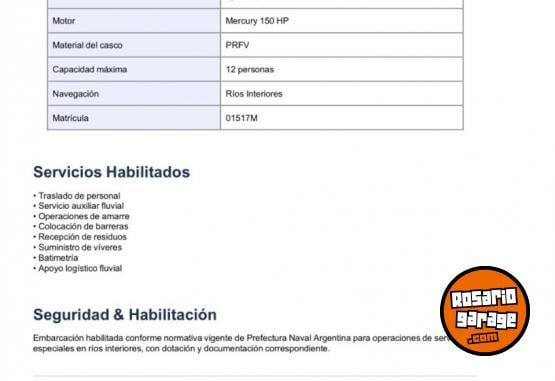 Embarcaciones - Lancha Mercante - En Venta
