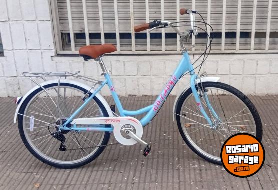 Deportes - SPORT MOTO: BICICLETA PLAYERA NUEVA MARCA GO BIKE LADY II RODADO: 26. CON 7 CAMBIOS DE VELOCIDADES SHIMANO - En Venta