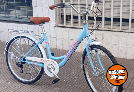 Deportes - SPORT MOTO: BICICLETA PLAYERA NUEVA MARCA GO BIKE LADY II RODADO: 26. CON 7 CAMBIOS DE VELOCIDADES SHIMANO - En Venta