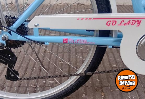 Deportes - SPORT MOTO: BICICLETA PLAYERA NUEVA MARCA GO BIKE LADY II RODADO: 26. CON 7 CAMBIOS DE VELOCIDADES SHIMANO - En Venta
