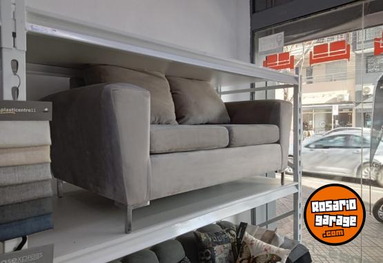Hogar - Sillon 1.60 x 0.90 Pana lavable, Patas altas solidas, Cierres. - En Venta