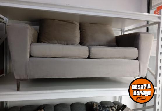 Hogar - Sillon 1.60 x 0.90 Pana lavable, Patas altas solidas, Cierres. - En Venta