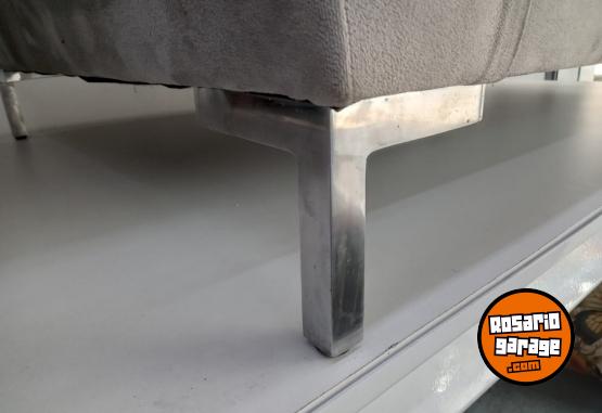 Hogar - Sillon 1.60 x 0.90 Pana lavable, Patas altas solidas, Cierres. - En Venta