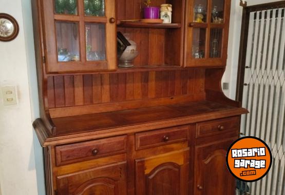 Hogar - Modular Vajillero de algarrobo macizo con vitrina - En Venta