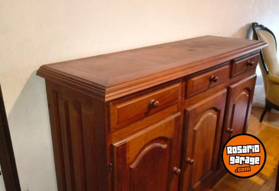 Hogar - Juego de comedor, mesa + 6 sillas de algarrobo macizo - En Venta