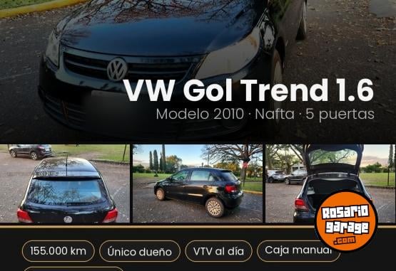 Autos - Volkswagen Gol Trend 2010 Nafta 155000Km - En Venta
