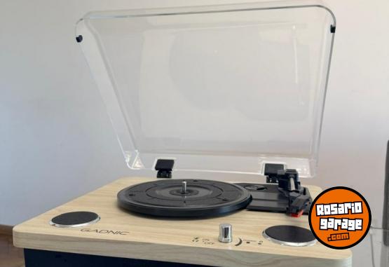 Hogar - Liquido Impecable!!!Tocadiscos Gadnic Madera Bluetooth - En Venta