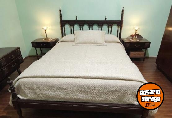 Hogar - Juego De Dormitorio Antiguo Madera Maciza Completo - Liquidaci�n - En Venta