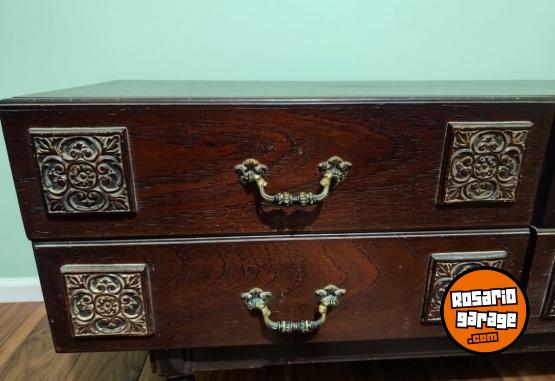 Hogar - Juego De Dormitorio Antiguo Madera Maciza Completo - Liquidaci�n - En Venta