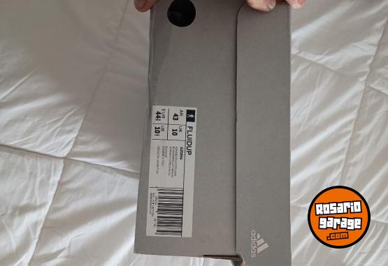Indumentaria - Excelente Par de Zapas Adidas Modelo Fluidup Talle USA 10.5 Como Nuevas en Caja Original - En Venta