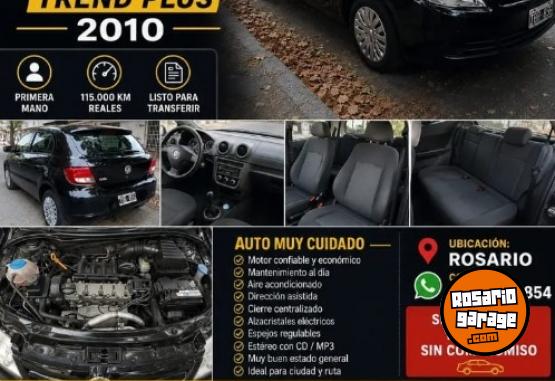 Autos - Volkswagen Gol Trend pack 1 plus 2010 Nafta 115000Km - En Venta