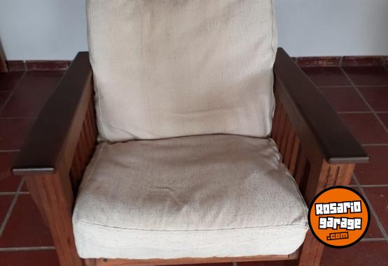 Hogar - SILLÓN CAMA DE ALGARROBO RECLINABLE - En Venta
