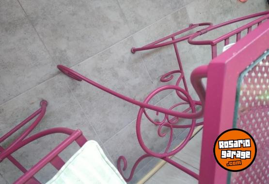 Hogar - Juego de jardín hierro excelente estado 3 piezas - En Venta