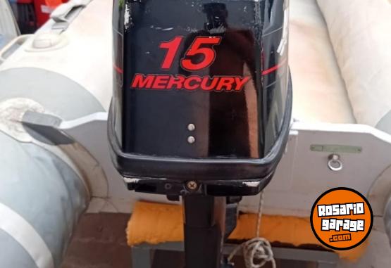 Otros (Náutica) - ZODIAC INFLABLE ENRROLLABLE CON MERCUY 15 HP - En Venta