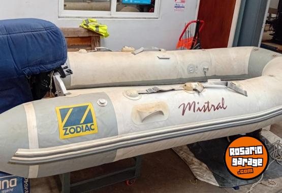 Otros (Náutica) - ZODIAC INFLABLE ENRROLLABLE CON MERCUY 15 HP - En Venta
