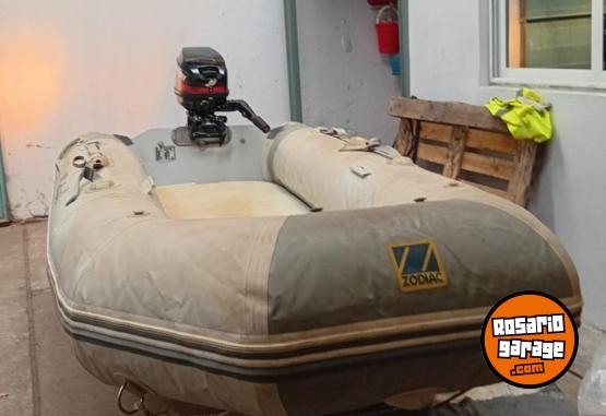 Otros (Náutica) - ZODIAC INFLABLE ENRROLLABLE CON MERCUY 15 HP - En Venta