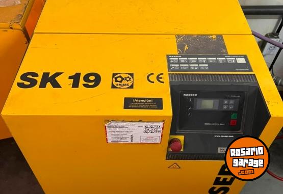 Herramientas - Compresor Tornillo Kaeser Sk19 Industrial 15hp (Usado) - En Venta