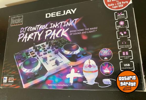 Electrónica - Controlador DJ Hércules Instinct Party Pack CON PLACA DE SONIDO - En Venta