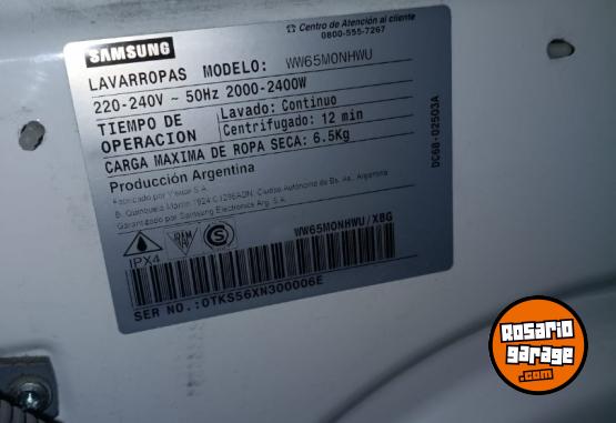 Hogar - Vendo lavarropas Samsung - En Venta