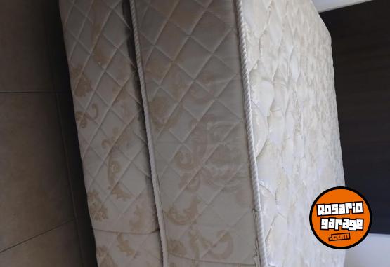 Hogar - Vendo somier 2 plazas con respaldo - En Venta