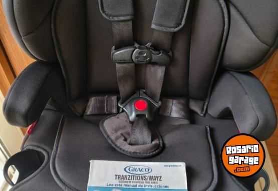 Artículos para bebé - BUTACA/BOOSTER GRACO TRANZITION 3 EN 1 CON ARNES DE 9 kg a 45 KG. HOMOLOGADO COLOR NEGRO -IMPECABLE - En Venta