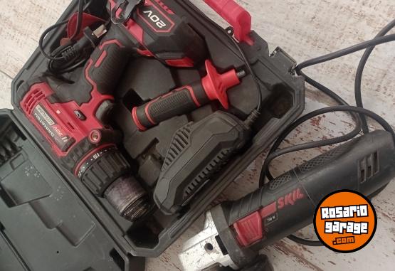 Herramientas - Líquido taladro inalámbrico DAIHATSU de 20 v y amoladora skill 700 w precio en descripción - En Venta
