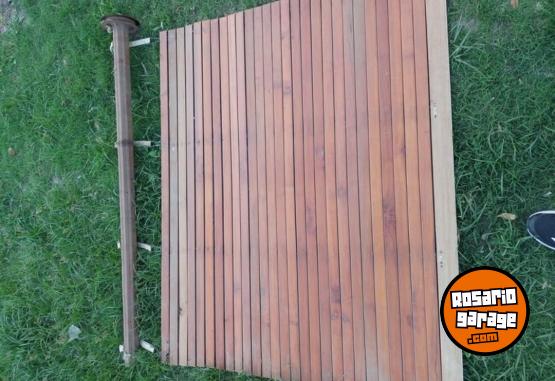 Hogar - Persiana de madera 153 cm x 124 cm - En Venta