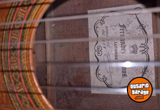 Instrumentos Musicales - Guitarra Criolla De Luthier Fernández Hnos (1989) - Impecable - En Venta