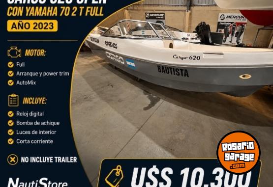 Embarcaciones - Cargo 620 open 2024 Yamaha 70 hp 2t 2020 230hs #nautistorearroyoseco - En Venta