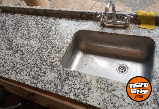 Hogar - Mesada de mármol de 1;78 x 60 ( 9 cm de grosorl)Con Bacha y grifería - En Venta