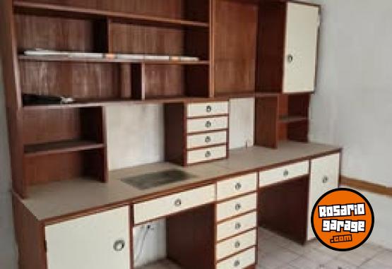 Hogar - Mueble Modular Vintage De Madera Con Cajones Y Alzada - En Venta