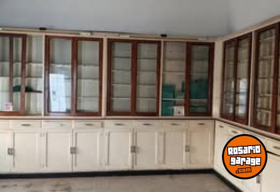 Hogar - Mueble Antiguo De Farmacia Vitrina Esquinera Original 3 m�dulos de 2mts . - En Venta