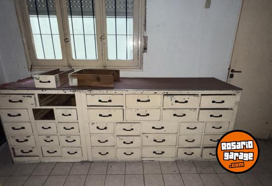 Hogar - Mueble Antiguo De Farmacia Boticario 39 Cajones Original 250 Cm - En Venta