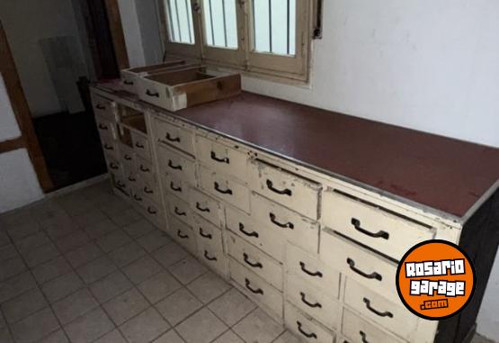 Hogar - Mueble Antiguo De Farmacia Boticario 39 Cajones Original 250 Cm - En Venta