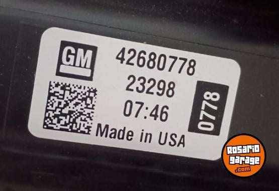 Accesorios para Autos - Óptica derecha Chevrolet Cruze LTZ - Premier - En Venta