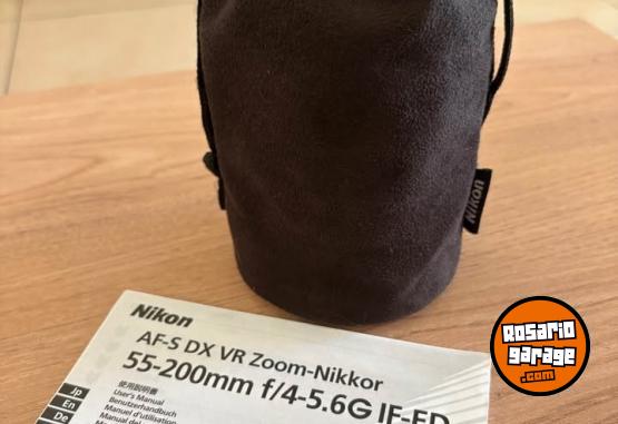 Electrónica - Nikon Af-s 55-200mm F/4-5.6 Teleobjetivo Negro - En Venta