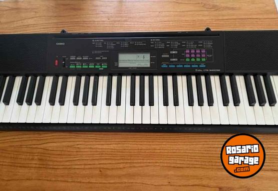 Instrumentos Musicales - TECLADO MUSICAL CASIO CTK3400 + FUNDA + PIE SOPORTE - En Venta