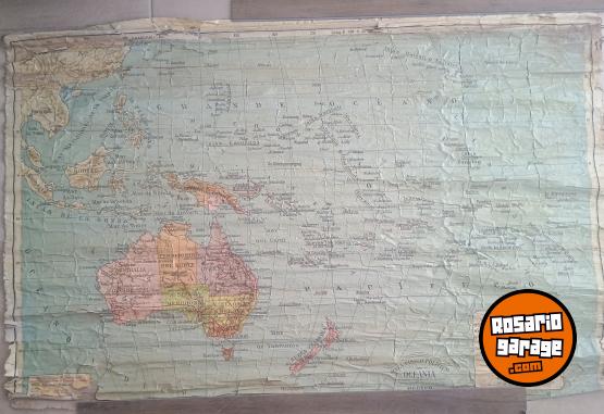 Otros - Mapas escolares antiguos para decoraci�n - En Venta