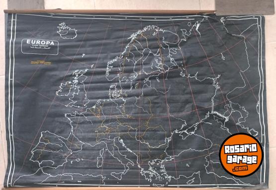 Otros - Mapas escolares antiguos para decoraci�n - En Venta