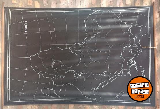 Otros - Mapas escolares antiguos para decoraci�n - En Venta