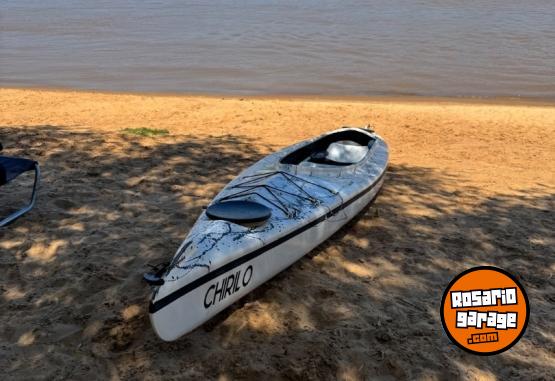 Deportes Náuticos - Kayak doble Ferrini con palas y chaleco - En Venta