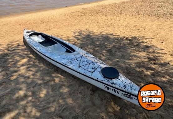 Deportes Náuticos - Kayak doble Ferrini con palas y chaleco - En Venta
