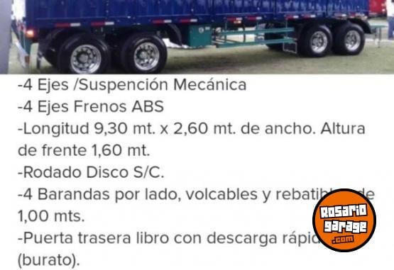 Camiones y Gr�as - Acoplado montenegro 4 ejes 0km - En Venta