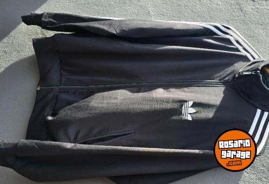 Indumentaria - Campera Adidas Original Negra Talle L/G - En Venta