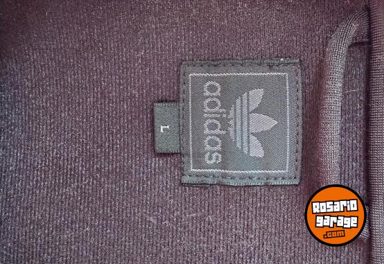 Indumentaria - Campera Adidas Original Negra Talle L/G - En Venta