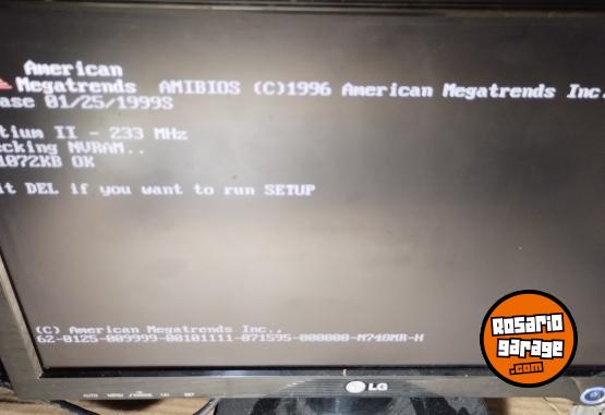 Informática - CPU retro, Pentium II 233mhz, 128mb de ram. - En Venta
