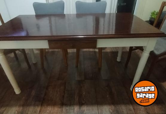Hogar - Mesa con cajón estiló campo - En Venta